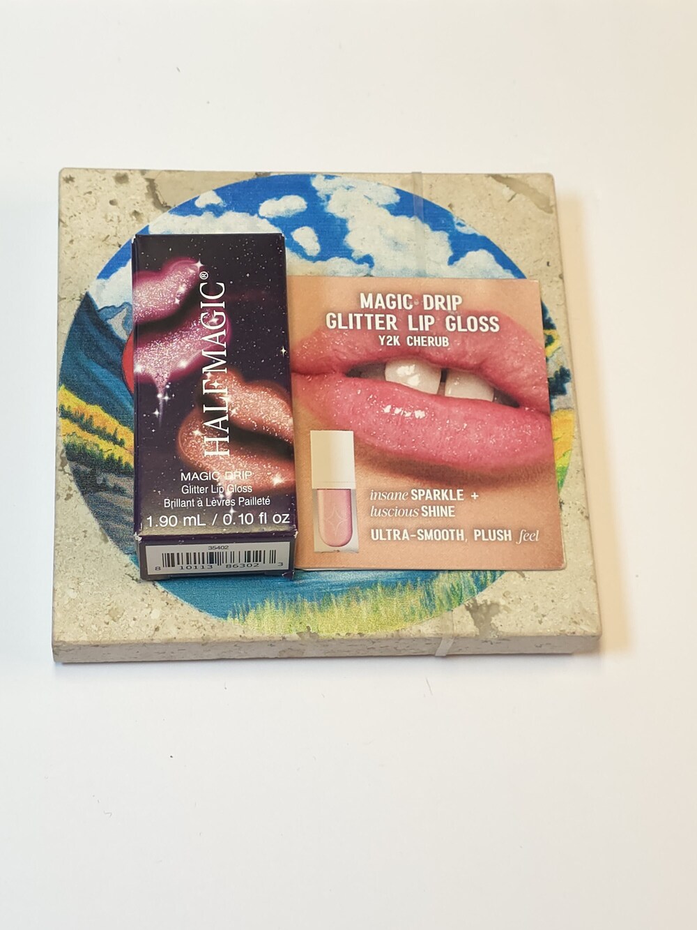 Half Magic Magic Drip Glitter Lip Gloss Mini - Y2K Cherub